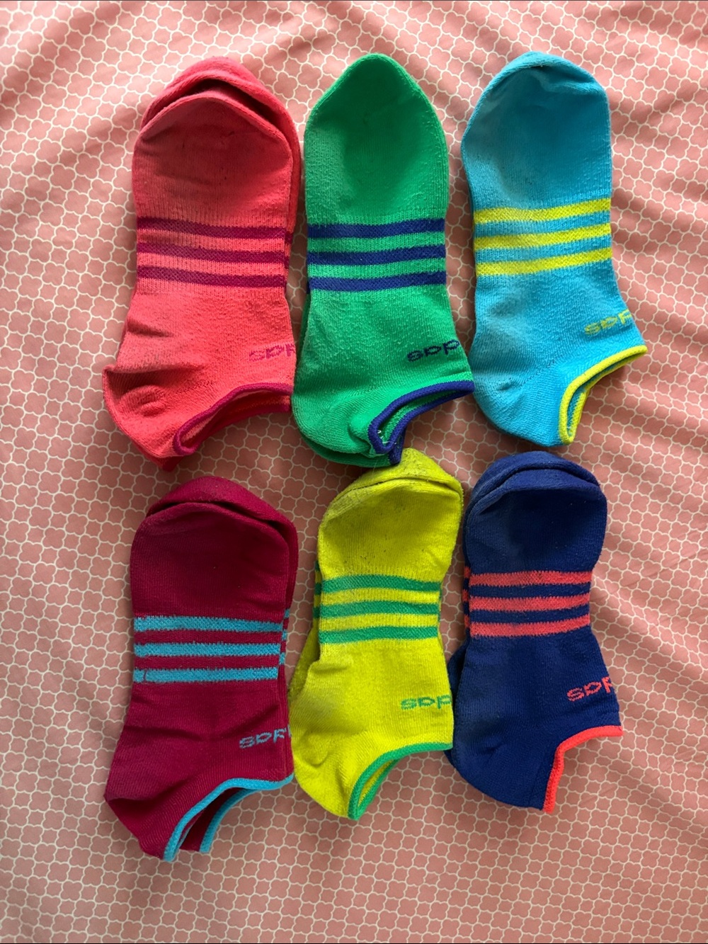 Adidas No-Show Athletic Socks - 6-Pack